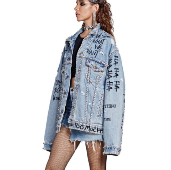 Rare LEVI'S Hand painted jacket @ I LOVE DIY by Panida - Picture 8 of 15